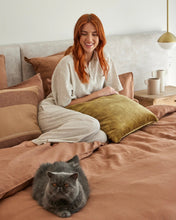 Load image into Gallery viewer, Ravello Linen Quilt Cover | Biscuit