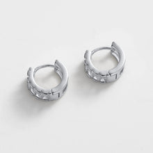 Load image into Gallery viewer, Kira Huggie | Clear + Silver