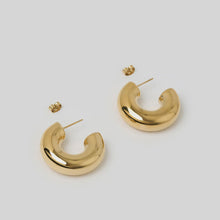 Load image into Gallery viewer, Bella Gold Hoop Earrings