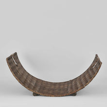 Load image into Gallery viewer, Woven Rattan Fire Basket | Antique Brown