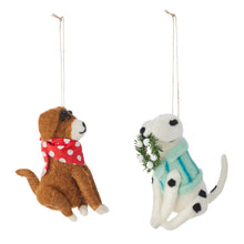 Load image into Gallery viewer, Loyal Dog Felt Hanging Ornament