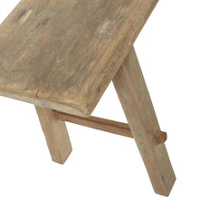 Load image into Gallery viewer, Long Recycled timber vintage Teak Bench