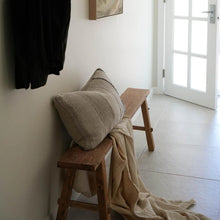 Load image into Gallery viewer, Long Recycled timber vintage Teak Bench