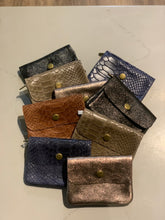 Load image into Gallery viewer, Leather Coin Purse - Metallic | Maison Fanli