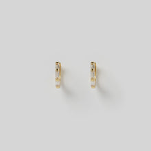 Load image into Gallery viewer, Holi Gold Huggie Earrings