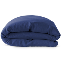 Load image into Gallery viewer, Indigo Linen Quilt Cover Queen || Kip and Co