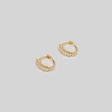 Load image into Gallery viewer, Khloe Gold Earrings | Stone