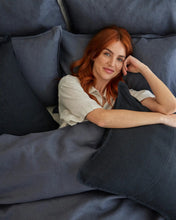 Load image into Gallery viewer, Ravello Linen Pillowcase Set | Denim