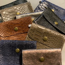 Load image into Gallery viewer, Leather Coin Purse - Metallic | Maison Fanli