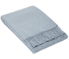 Load image into Gallery viewer, Oxford Merino Throw | Sky Blue