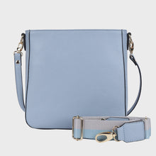Load image into Gallery viewer, Darwin Leather Crossbody Bag | Powder Blue