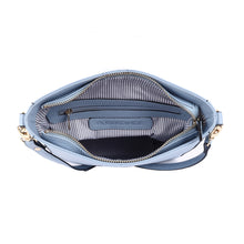 Load image into Gallery viewer, Darwin Leather Crossbody Bag | Powder Blue