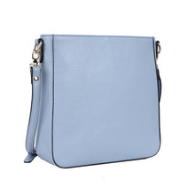 Load image into Gallery viewer, Darwin Leather Crossbody Bag | Powder Blue
