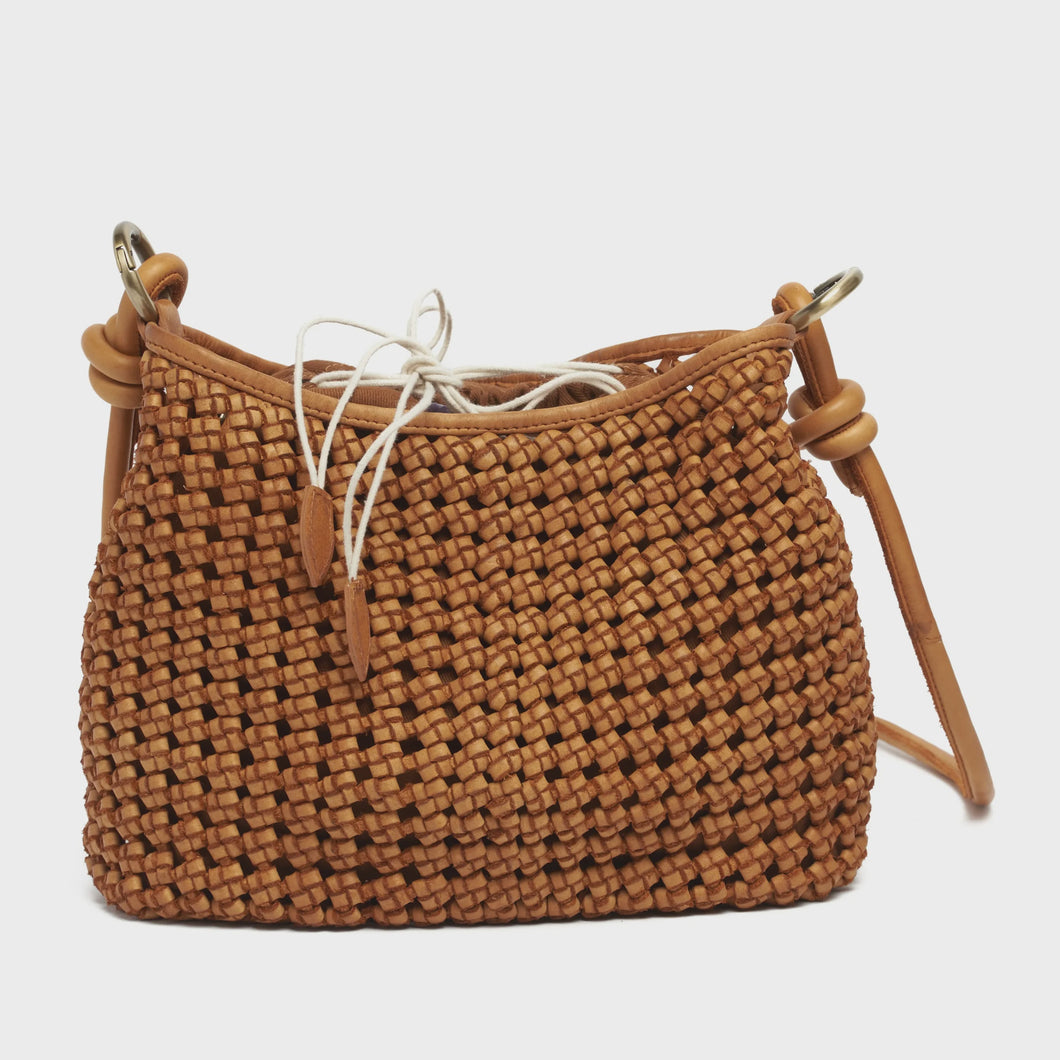 Tallow Handwoven Leather Bag