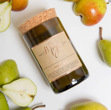 Load image into Gallery viewer, French Pear | MOJO Wine Bottle Candle