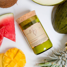 Load image into Gallery viewer, Sweet Tangerine + Island Fruits |MOJO Wine Bottle Candle
