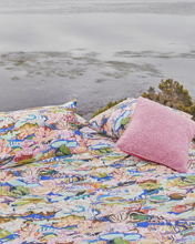 Load image into Gallery viewer, Waterlily Waterway  Euro Pillowcase 2P Set | Kip + Co X Kezz Brett
