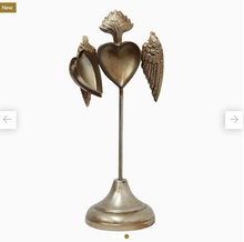 Load image into Gallery viewer, French Country Milagro Heart with Wings