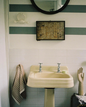 Load image into Gallery viewer, Salento Stripe Hand Towel | Stone