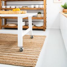 Load image into Gallery viewer, Lewis Self Stripe Wool + Jute Rug