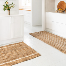 Load image into Gallery viewer, Lewis Self Stripe Wool + Jute Rug