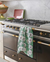 Load image into Gallery viewer, Tumbling Flowers Linen Teatowel | Kip and Co