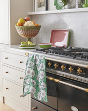 Load image into Gallery viewer, Tumbling Flowers Linen Teatowel | Kip and Co