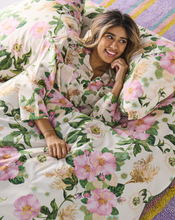 Load image into Gallery viewer, Sunday Stroll Organic Cotton Long Sleeve Shirt & Pant Pyjama Set