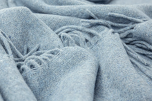 Load image into Gallery viewer, Oxford Merino Throw | Sky Blue