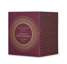 Load image into Gallery viewer, Champagne & Red Raspberries Soy Candle | 370g