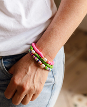 Load image into Gallery viewer, Pearl Pop Heishi Bead Bracelet