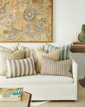 Load image into Gallery viewer, Berber Celadon Moss linen Cushion | Walter G