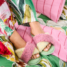 Load image into Gallery viewer, Fairy Bread Sherpa Slippers | 37/38