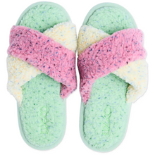 Load image into Gallery viewer, Fairy Bread Sherpa Slippers | 37/38