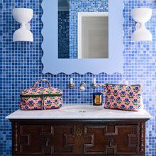 Load image into Gallery viewer, Kip & Co X Anna Spiro | Summer Rose Quilted Cotton Toiletry Purse