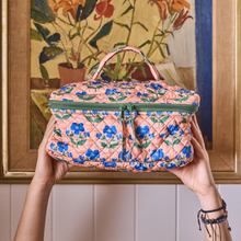 Load image into Gallery viewer, Kip & Co X Anna Spiro | Summer Rose Quilted Cotton Toiletry Bag
