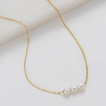Load image into Gallery viewer, Mini Pearl Necklace | Gold
