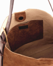 Load image into Gallery viewer, Suede Cabas Tote | Camel || Juju & Co