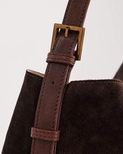 Load image into Gallery viewer, Suede Cabas Tote | Chocolate || Juju & Co