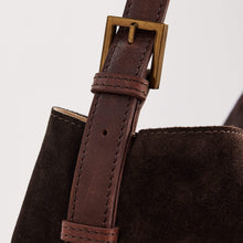 Load image into Gallery viewer, Suede Cabas Tote | Chocolate || Juju & Co