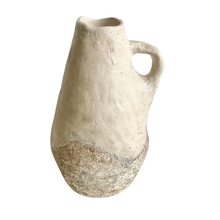 Load image into Gallery viewer, White Stone Jug with Handle