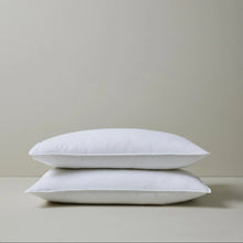 Load image into Gallery viewer, Linen pillowcase Set , Weave home, Crisp white.
