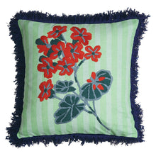 Load image into Gallery viewer, Annette Embroidered Cushion | Jade