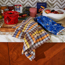 Load image into Gallery viewer, Stela Check Tea Towel | Cornflower