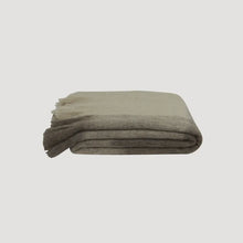 Load image into Gallery viewer, Plaid Fringe Throw | Beige Brown