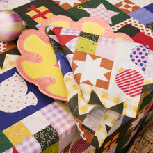 Load image into Gallery viewer, Christmas Patchwork Tablecloth
