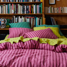 Load image into Gallery viewer, Nadine Linen Pillowcase Set | Mahogany