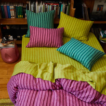 Load image into Gallery viewer, Nadine Linen Pillowcase Set | Mahogany