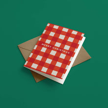 Load image into Gallery viewer, Merry Christmas | Gingham Card
