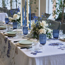 Load image into Gallery viewer, Blue Flower Garden Tablecloth - 350cm XL